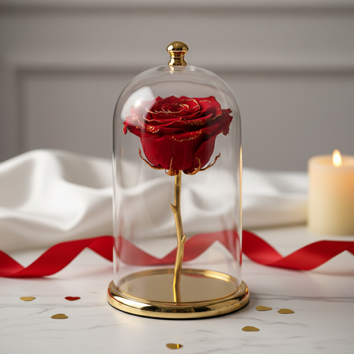 Rose Éternelle sous Cloche